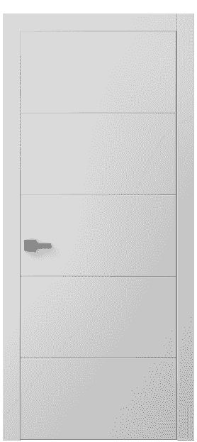 Дверь межкомнатная 8043 МБЛ . Цвет Матовый белоснежный. Материал Гладкая эмаль. Коллекция Linea. Картинка.
