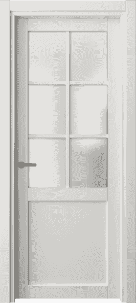 Дверь межкомнатная 2126 СТБЛ САТ. Цвет Софт-тач белоснежный. Материал Полипропилен. Коллекция Neo. Картинка.
