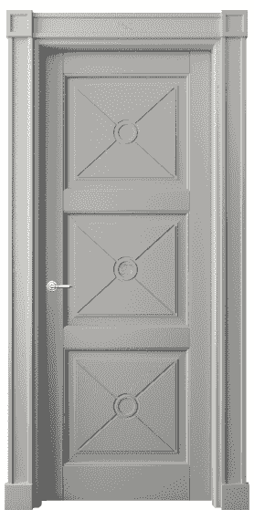 Дверь межкомнатная 6369 БНСР. Цвет Бук нейтральный серый. Материал Массив бука эмаль. Коллекция Toscana Litera. Картинка.