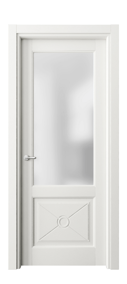 Межкомнатная дверь Тоскана Литера 6362 Матовый серый Сатинированное стекло Цена 106499 ₽ | Volhovec