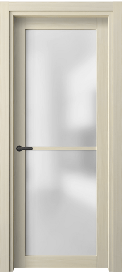 Межкомнатная дверь Нео 2108 Молочный ясень Сатинированное стекло Цена 34199 ₽ | Volhovec