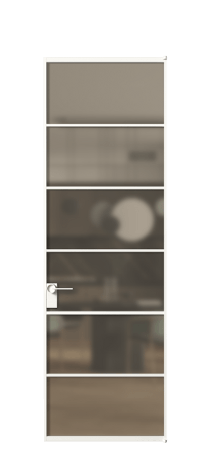 Алюминиевая дверь АЛПЛ040.04 Алюминий Белый Сатинированное бронзовое стекло, триплекс. Без короба бел Цена 124530 Стоимость комплекта двери включает:
1. Полотно (600/650/700/750/800/850/900/950*2000-2400 мм).
2. Короб
3. Комплект фурнитуры (2 торцевые петли и магнитный замок с ответной планкой). Фабрика дверей Волховец 8 (800) 551 43 19 Алюминиевая дверь АЛПЛ040.04 Алюминий Белый Сатинированное бронзовое стекло, триплекс Цена 124530 | Volhovec