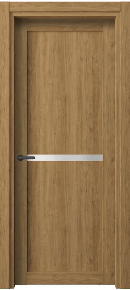 Межкомнатная дверь Нео 2112 Грецкий орех Сатинированное стекло Цена 35099 ₽ | Volhovec