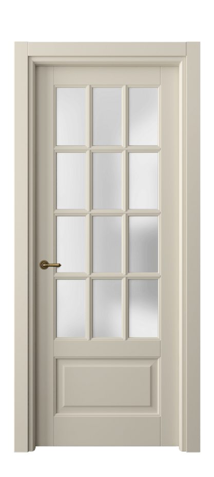Межкомнатная дверь Toscana Grigliato 6313 Бук бежево-серый Сатинированное стекло Цена 114199 ₽ | Volhovec