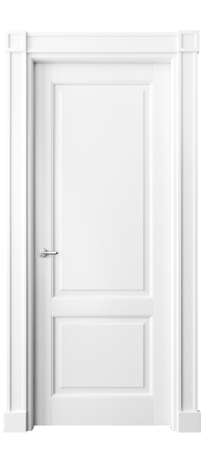 Межкомнатная дверь Тоскана Плано 6303 Матовый белоснежный  Цена 133039 ₽ | Volhovec