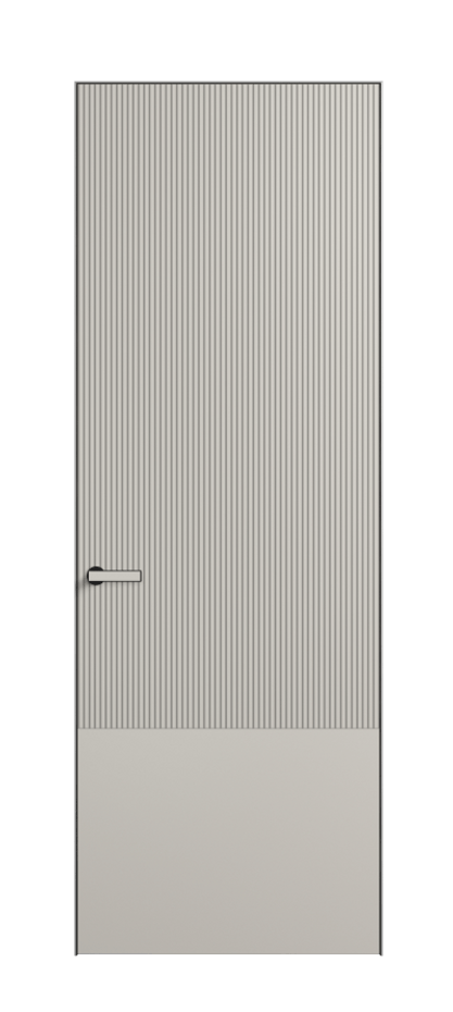 Дверь межкомнатная Velvet АКП 8203 Матовый облачно-серый. Скрытый короб Черный Цена 53351 . Фабрика дверей Волховец 8 (800) 551 43 19 Межкомнатная дверь Velvet АКП 8203 Матовый облачно-серый. Цена 53351 | Volhovec