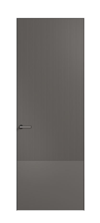 Дверь межкомнатная Velvet 8203 Матовый классический серый. Скрытый короб Черный Цена 64969 . Фабрика дверей Волховец 8 (800) 551 43 19 Межкомнатная дверь Velvet 8203 Матовый классический серый. Цена 64969 | Volhovec