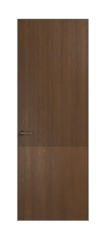 Межкомнатная дверь Вельвет 8205 Дуб каштановый матовый. Цена 141669  | Volhovec