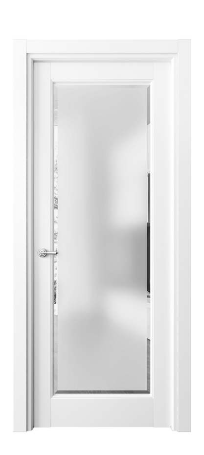 Дверь межкомнатная Тоскана Элегантэ 6300 Матовый белоснежный Сатинированное стекло с фацетом Гладкий наличник МБЛ Цена 94299 ₽ Наличники уже входят в базовый комплект. Фабрика дверей Волховец 8 (800) 551 43 19 Межкомнатная дверь Тоскана Элегантэ 6300 Матовый белоснежный Сатинированное стекло с фацетом Цена 94299 ₽ | Volhovec