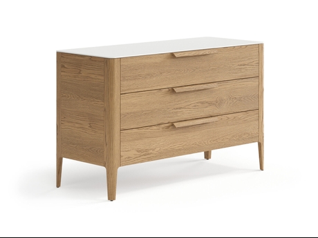 Мебель Комод Piega 3 ящика. Цвет Дуб мускатный матовый. Материал Массив дуба матовый. Коллекция Комод Piega 3 ящика. Картинка.