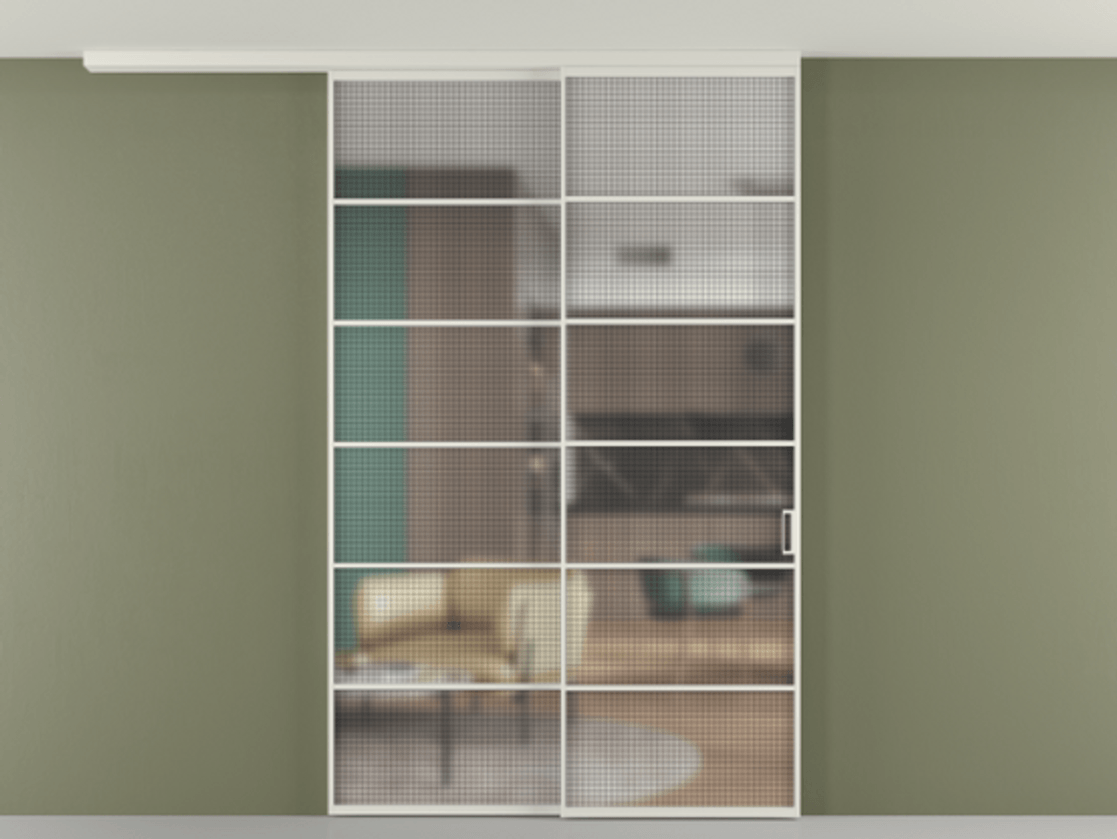 Перегородка Formato вдоль стены на потолок телескопик синхро 2 #VENDORCODE# #FURNISH# #GLASS# Цена #PRICE# #CURRENCY# | Volhovec