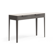 Консоль Piega 2 ящика Матовый антрацит