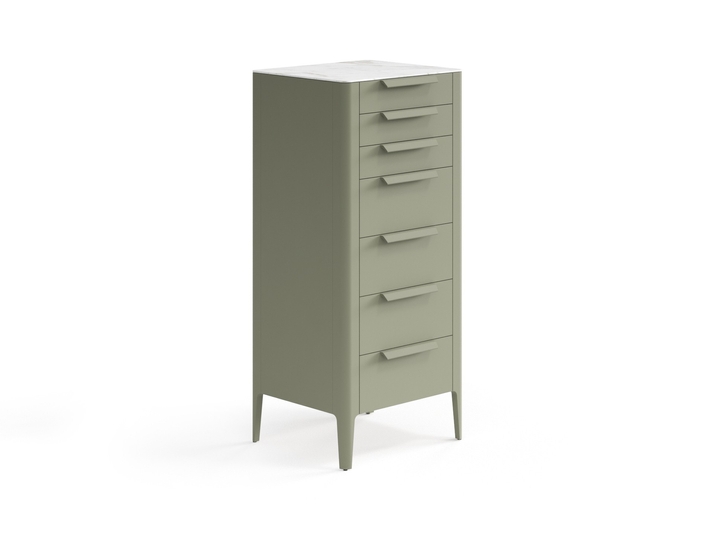 Мебель Комод Piega 7 ящиков. Цвет Матовый оливковый тёмный. Материал Гладкая эмаль. Коллекция Комод Piega 7 ящиков. Фото. Мебель Комод Piega 7 ящиков. Цвет Матовый оливковый тёмный. Материал Гладкая эмаль. Коллекция Комод Piega 7 ящиков. Картинка.