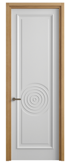 Дверь межкомнатная 6709 ББЛ. Цвет Бук белоснежный. Материал Массив бука эмаль. Коллекция Charm. Картинка.