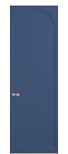 Дверь межкомнатная 7503 Отдалённо-синий RAL 5023. Цвет RAL Отдалённо-синий RAL 5023. Материал Гладкая эмаль. Коллекция Softform. Картинка.