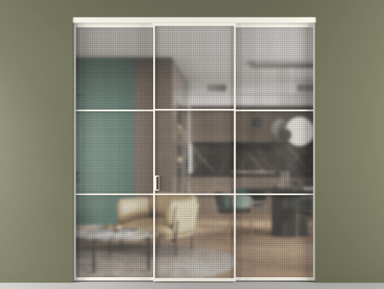 Алюминевая перегородка vn1+2_03_ Алюминий пудровый белый Mesh silver. Цвет Алюминий пудровый белый. Материал Алюминий в эмали. Коллекция Перегородка Formato внутри проёма 3 створки. Фото. Алюминевая перегородка vn1+2_03_ Алюминий пудровый белый Mesh silver. Цвет Алюминий пудровый белый. Материал Алюминий в эмали. Коллекция Перегородка Formato внутри проёма 3 створки. Картинка.