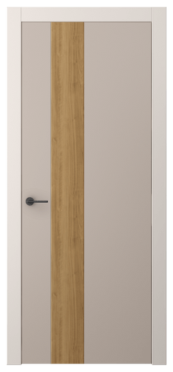 Дверь межкомнатная АКП 4223 ПЭСК. Цвет ПЭТ серо-коричневый . Материал ПЭТ. Коллекция Freedom. Картинка.