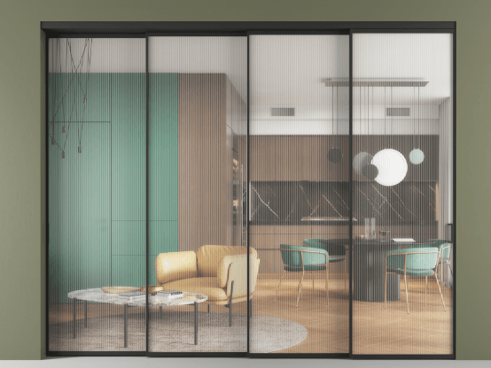 Алюминевая перегородка vn4_01 Moru ЧЕР. Цвет Алюминий Черный. Материал Алюминий. Коллекция Перегородка Формато внутри проёма 4 створки с синхронным механизмом. Фото. Алюминевая перегородка vn4_01 Moru ЧЕР. Цвет Алюминий Черный. Материал Алюминий. Коллекция Перегородка Формато внутри проёма 4 створки с синхронным механизмом. Картинка.