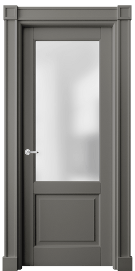 Дверь межкомнатная 6302 БКЛС САТ. Цвет Бук классический серый. Материал Массив бука эмаль. Коллекция Toscana Plano. Картинка.