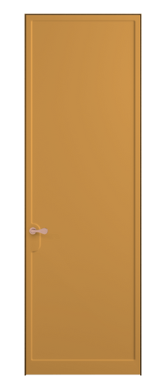 Дверь межкомнатная 7501 Пастельно-жёлтый RAL 1034. Цвет RAL Пастельно-жёлтый RAL 1034. Материал Гладкая эмаль. Коллекция Softform. Картинка.