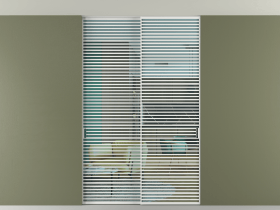 Алюминевая перегородка АЛПР 040.07_АБЛ_ПРОЗ ГОЛ_new. Цвет Алюминий белоснежный. Материал Алюминий в эмали. Коллекция Перегородка Formato внутри проёма скрытое крепление в потолок 2 створки. Фото. Алюминевая перегородка АЛПР 040.07_АБЛ_ПРОЗ ГОЛ_new. Цвет Алюминий белоснежный. Материал Алюминий в эмали. Коллекция Перегородка Formato внутри проёма скрытое крепление в потолок 2 створки. Картинка.