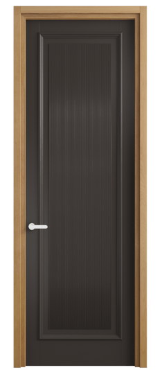 Дверь межкомнатная 6711 МАН . Цвет Матовый антрацит. Материал Гладкая эмаль. Коллекция Шарм. Картинка.