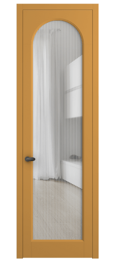 Дверь межкомнатная 6804 Пастельно-жёлтый RAL 1034 MORU. Цвет RAL Пастельно-жёлтый RAL 1034. Материал Гладкая эмаль. Коллекция Palazzo. Картинка.