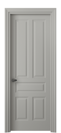 Дверь межкомнатная 8531 МНСР. Цвет Матовый нейтральный серый. Материал Гладкая эмаль. Коллекция Esse. Картинка.