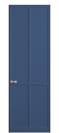 Дверь межкомнатная 7531 Отдалённо-синий RAL 5023. Цвет RAL Отдалённо-синий RAL 5023. Материал Гладкая эмаль. Коллекция Softform. Картинка.