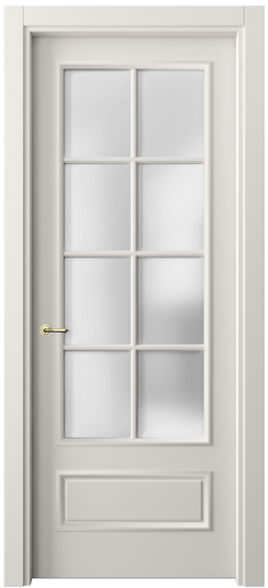 Межкомнатная дверь 8112 МПБЛ САТ. Цвет Матовый пудровый белый. Материал Гладкая эмаль. Коллекция Paris. Фото. Дверь межкомнатная 8112 МПБЛ САТ. Цвет Матовый пудровый белый. Материал Гладкая эмаль. Коллекция Paris. Картинка.