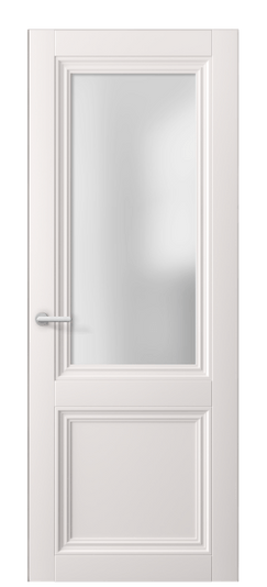 Дверь межкомнатная 2524 ПЭКС САТ. Цвет ПЭТ кремово-серый. Материал ПЭТ. Коллекция Centro. Картинка.