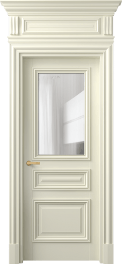 Дверь межкомнатная 7304 БМБ DUNE. Цвет Бук молочно-белый. Материал Массив бука эмаль. Коллекция Antique. Картинка.