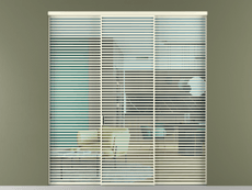 Перегородка Formato внутри проёма 3 створки