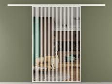 Перегородка Формато вдоль стены 2 створки