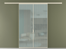 Перегородка Formato вдоль стены двустворчатая