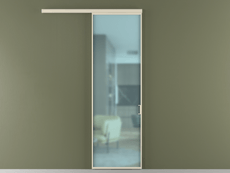 Перегородка Формато вдоль стены 1 створка