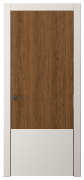 Дверь межкомнатная АКП 4229 ЛОР Лесной орех. Цвет Лесной орех. Материал Ламинатин. Коллекция Freedom. Картинка.