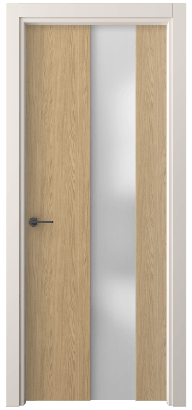 Дверь межкомнатная 4226 ЖМД САТ. Цвет Жемчужный дуб. Материал Ламинатин. Коллекция Freedom. Картинка.